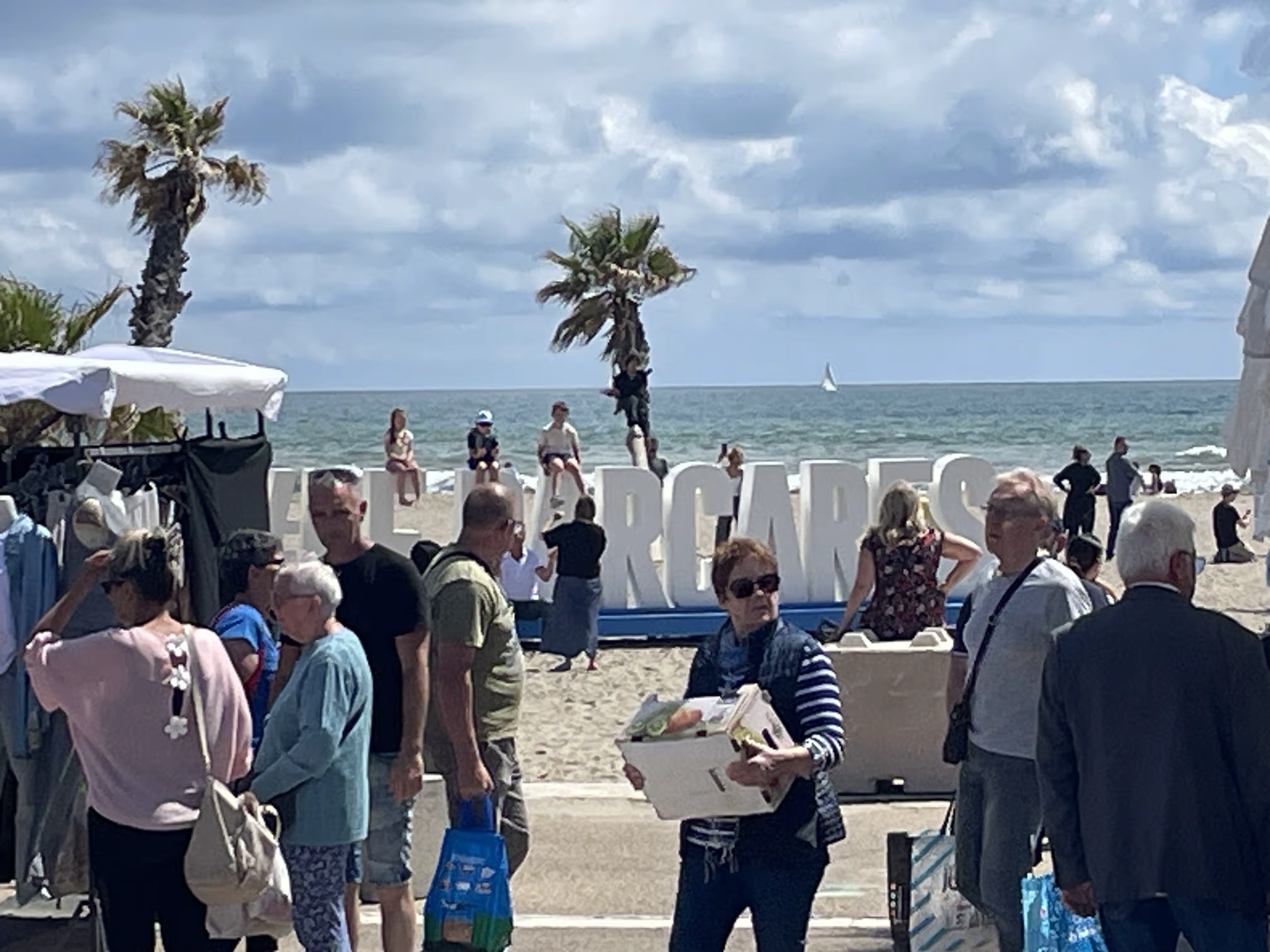 Étals marché Barcarès